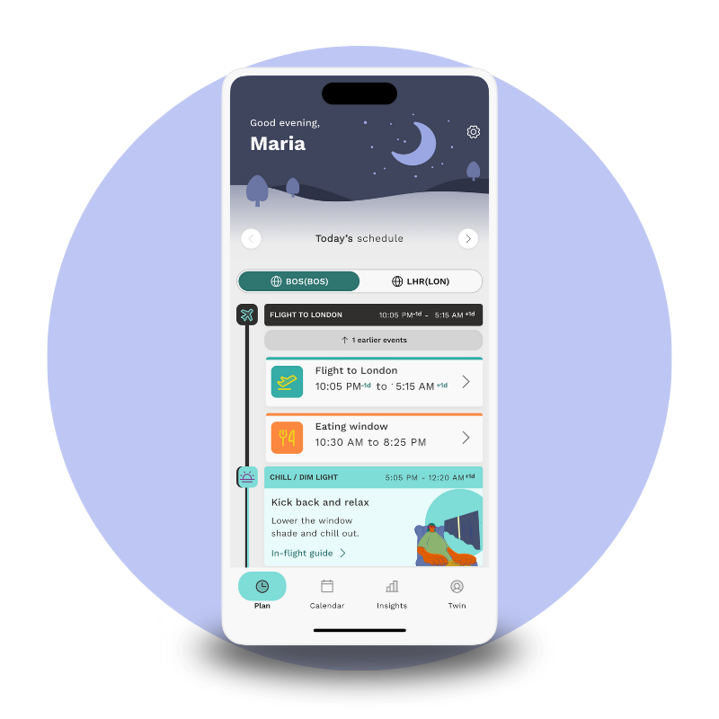 New in Arcashift: Jet Lag, Solved.
